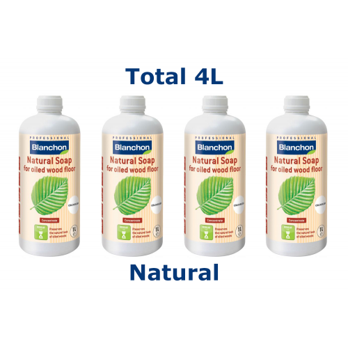Blanchon NATURAL SOAP 4 ltr (four 1 ltr cans) CLEAR 05721107 (BL)
